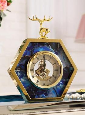 厅室轻奢合金时摆件创意家钟居卧房间礼物BJ-0109客礼品装饰工艺