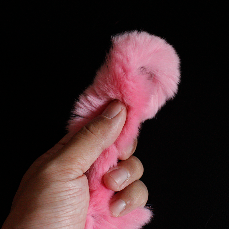 獭兔毛减震弓弦消音减震彩色高密度反曲弓美猎弓传统弓香蒲毛球 - 图1