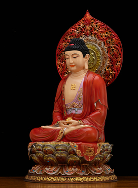 纯铜阿弥陀佛药师佛像释迦牟尼佛