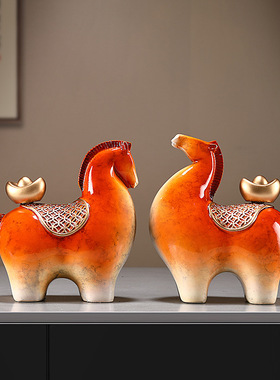 2025新款高档创意开业摆件乔迁新居装饰送礼佳选财运进门客厅酒柜