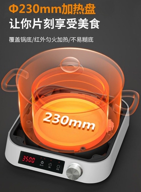 智能控温德国电陶炉家用爆炒大功