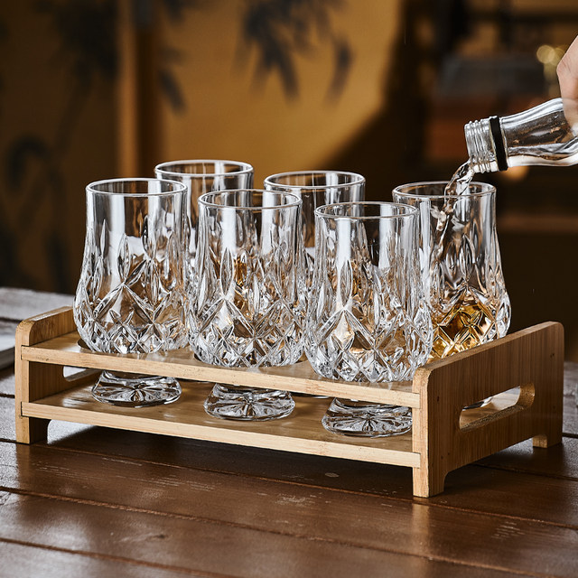 Crystal scent cup set whiskey professional taste cup brandy wine cup tulip cognac cup