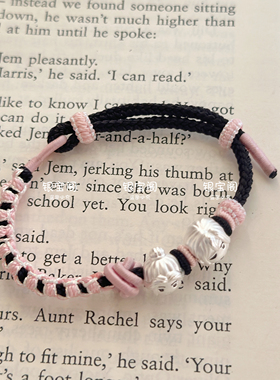 足银999天官赐福3.0版花城谢怜纯银通孔配件可穿手绳二次元周边