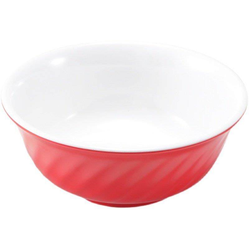 10个装密胺碗双色米饭碗快餐汤碗面碗餐厅塑料粥碗仿瓷小碗商用,淘宝优惠券,粉丝福利购,淘宝优惠卷