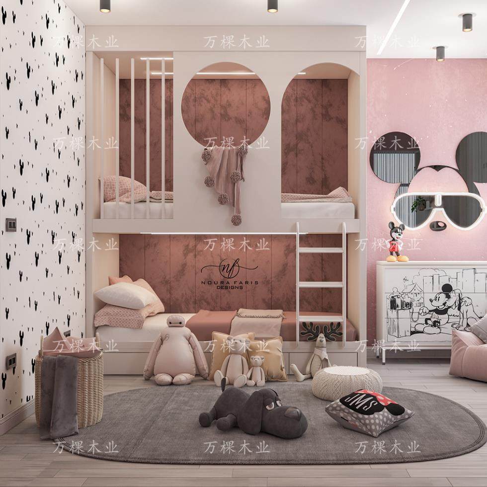 定制实木床儿童双层高低床城堡公主床树屋床上床下书桌衣柜组合床,淘宝优惠券,粉丝福利购,淘宝优惠卷