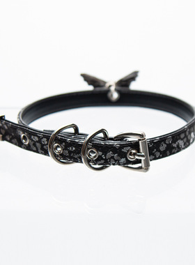 手作甜酷蛇皮情侣项圈