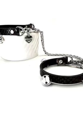 少女银铃铛真皮脚链脚项圈礼物