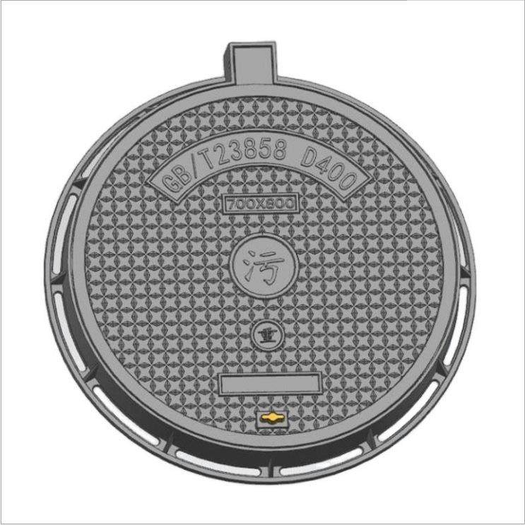 井盖下水道轻型700、800防盗铸铁井盖污水排水沟盖板圆形井,淘宝优惠券,粉丝福利购,淘宝优惠卷