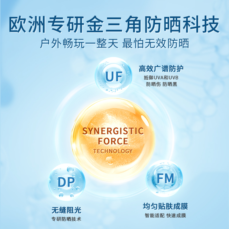 ISDIN怡思丁儿童防晒纯物理防晒霜防水防汗spf50户外运动敏肌可用