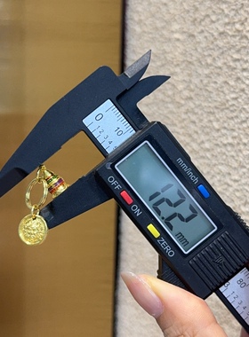 纯铜黄财神嘎当塔小吊坠配件手工编织DIY文玩小提溜手链复古挂件