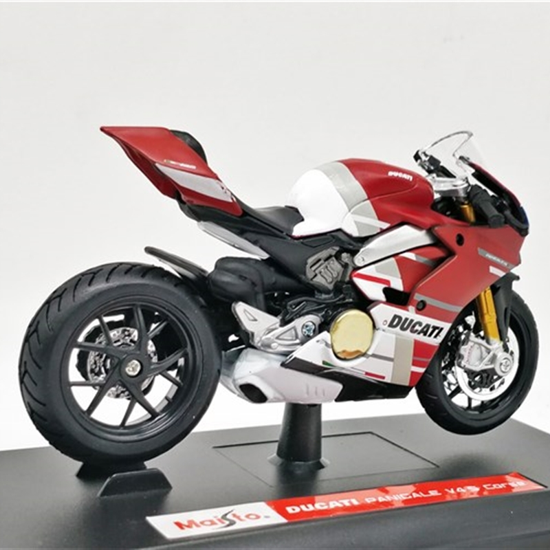 118 Ducati Panigale V4 S CORSE Diecast Model Motorcycle Toy - 图1