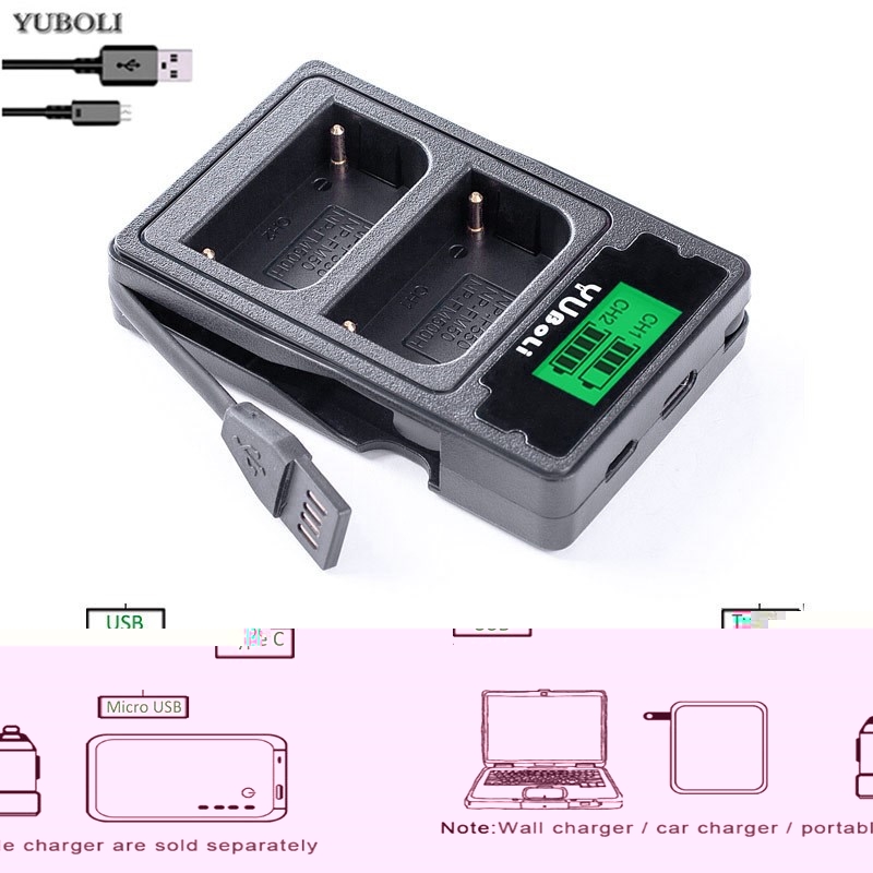 4Pcs NP F550 NP F550 NP F570 Camera Battery+LCD USB Charger - 图2