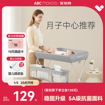 ABCmokoo Racing Diapers Baby Care Desk Newborn Baby Changing Diaper Caressing Bath Multifunction Foldable