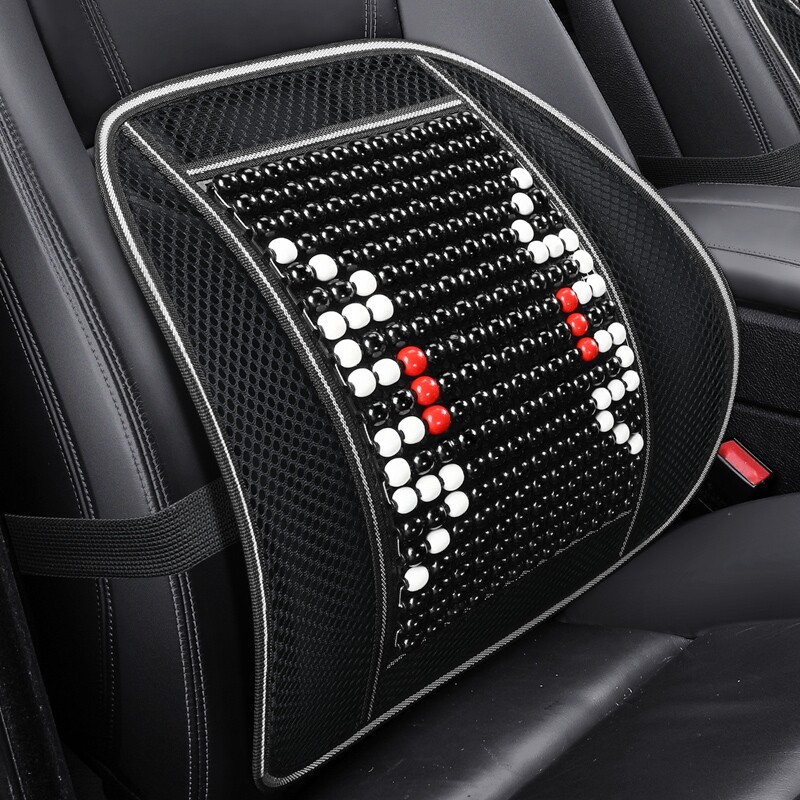 汽车腰靠垫护腰靠背夏季竹片透气办公室座椅腰托腰部支撑车用靠枕,淘宝优惠券,粉丝福利购,淘宝优惠卷