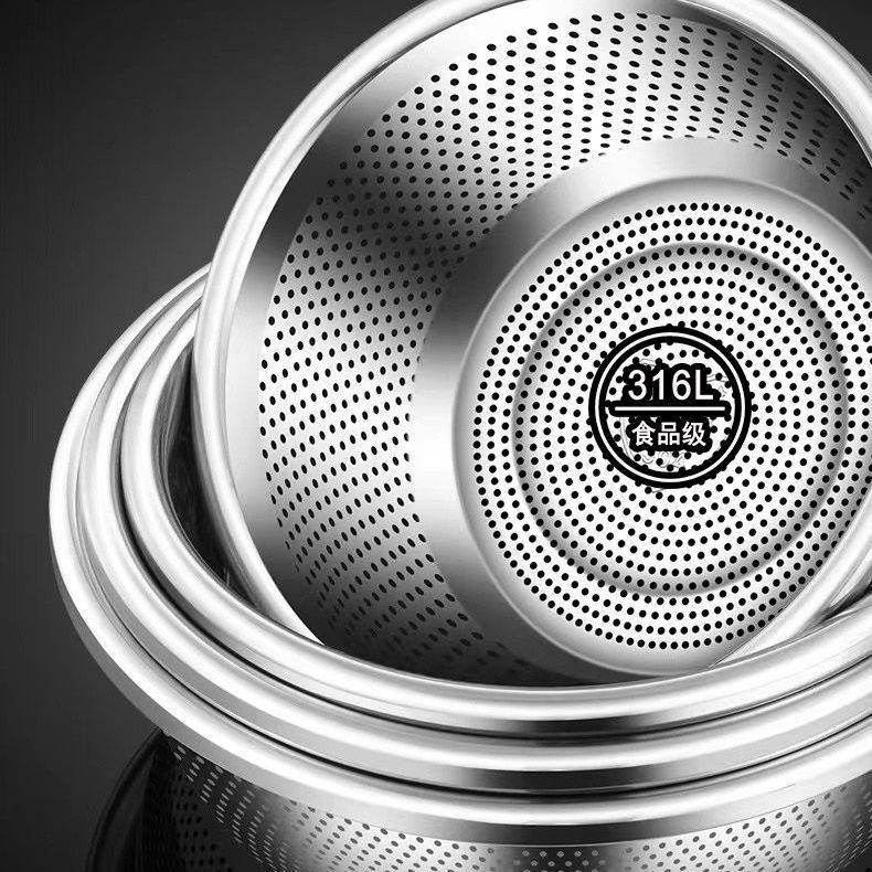 316特厚不锈钢漏盆米水盆洗菜加厚水果厨房食品级淘米沥水淘米,淘宝优惠券,粉丝福利购,淘宝优惠卷