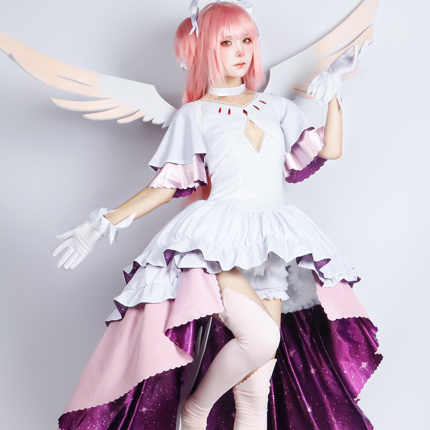 雾都魔法少女小圆神装cosplay服装二次元动漫服小圆鹿目圆香cos服 - 图1