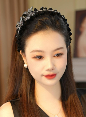 高级感宽边发箍女遮盖白发碎发显年轻2026新款时尚洋气发卡头箍女