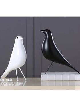 北欧创意家具伊姆斯鸟工艺品摆件和平鸽子玄关样板间摆件客厅装饰