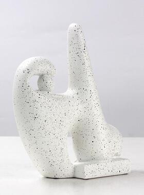 现代抽象艺术民意式极简摆样板房件BLG厅玄关客卧室宿家居异型装