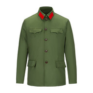 Navy 65-style military dry suit polyester card old-fashioned nostalgic blue empty dry suit liberation veteran party suit for men and women