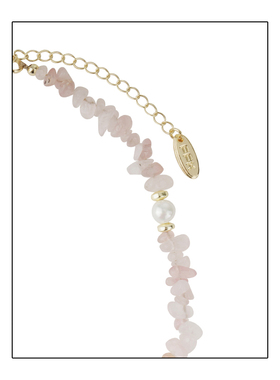 弗弗西FFX夏日氛围感串珠粉色项链配饰女[冰岛]轻奢小众颈链饰品