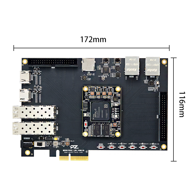 璞致FPGA Artix7开发板 XC7A35T XC7A75T XC7A100T XC7A200T 35T-图2