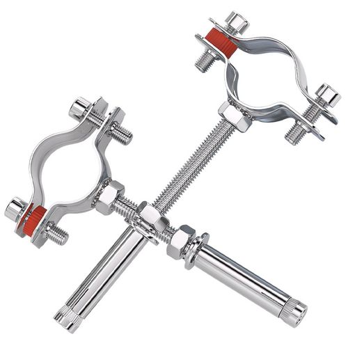 304不锈钢固定管支架膨胀螺杆卡扣抱箍管夹水管R夹子卡箍卡子管卡 - 图3