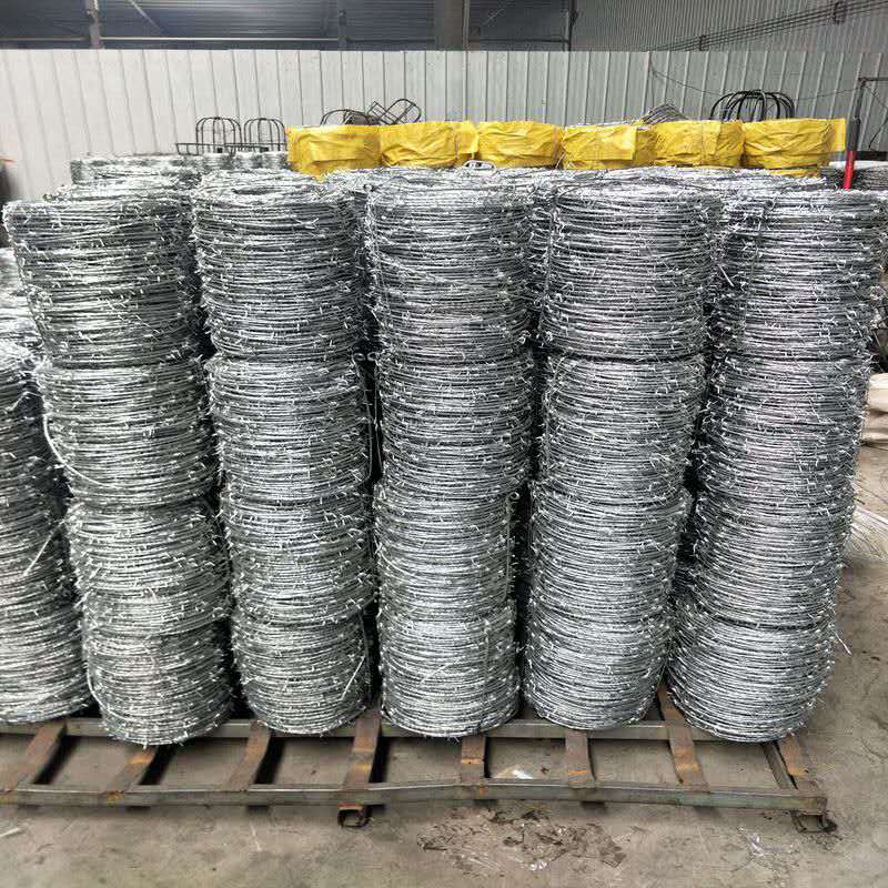 金石钢丝刺绳铁丝网围栏刺铁丝A铁蒺藜隔离护栏网围墙防爬刺防盗 - 图1