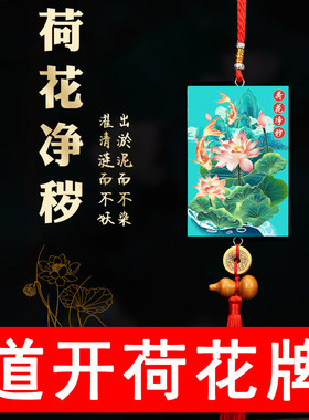 荷花鲤鱼图卫生间挂画莲花净秽图化解门对卫生间门入户门正北厕所