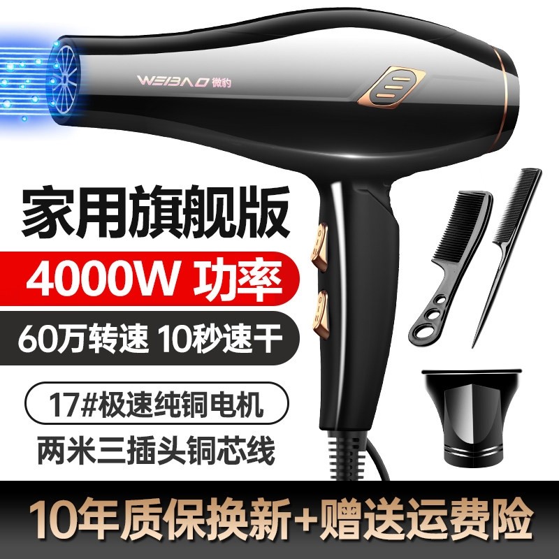 德国电吹风机家用9800w大功率发速干风筒廊理发店专用负离子护发,淘宝优惠券,粉丝福利购,淘宝优惠卷