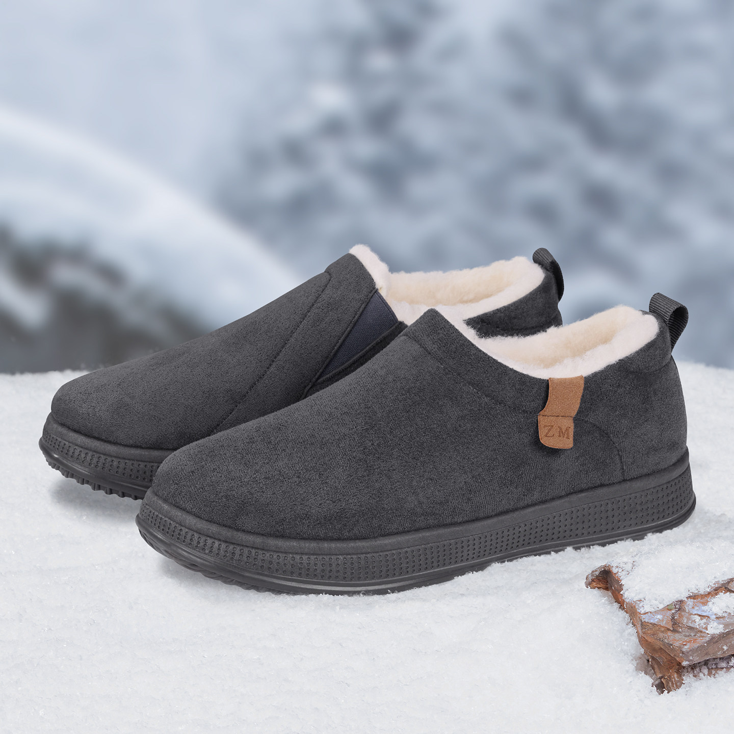 老北京布鞋男冬季加绒加厚羊毛保暖防滑舒适软底一脚蹬中老年棉鞋,淘宝优惠券,粉丝福利购,淘宝优惠卷