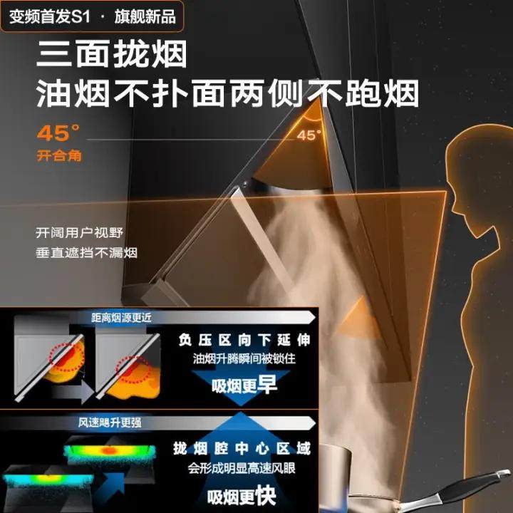 老板油烟机名气抽油烟机燃气灶套餐烟灶套装家用厨房吸油烟机S1