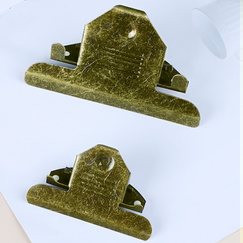 黑色蝴蝶夹配件装订夹写字板夹子五金金属夹记事夹文件夹票据强力夹木板夹夹具平板塑料平板夹山形平头挂板夹 - 图2