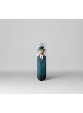比利时The Skateroom装饰滑板RenéMAGRITTE勒内马格利特人类之子