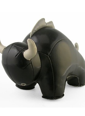 Zuny台湾 动物玩偶 生日礼物 办公室摆件书立 斗牛Buloo书挡