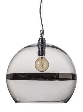 丹麦Ebb & Flow Rowan pendant 玻璃吊灯 金属带 直径39cm