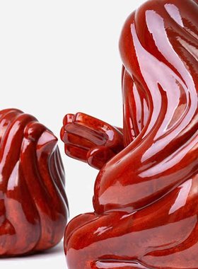 法国Moustache A moment in Time 摆件雕像贤者与小鸟 进口