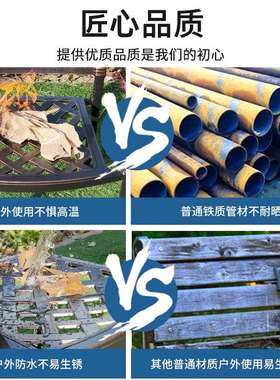 户外铸铝桌椅阳台公园家用休闲露天室外露台防水铁艺椅子长桌组合