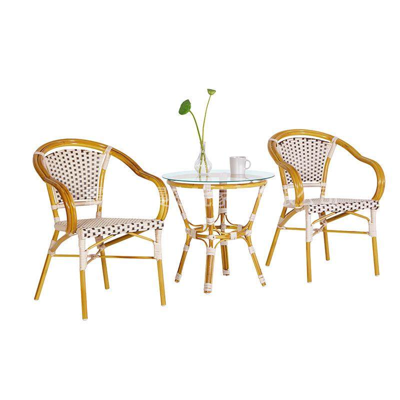 藤编桌椅露台圆桌户外创意家具阳台椅子休闲组合手编藤条桌椅,淘宝优惠券,粉丝福利购,淘宝优惠卷