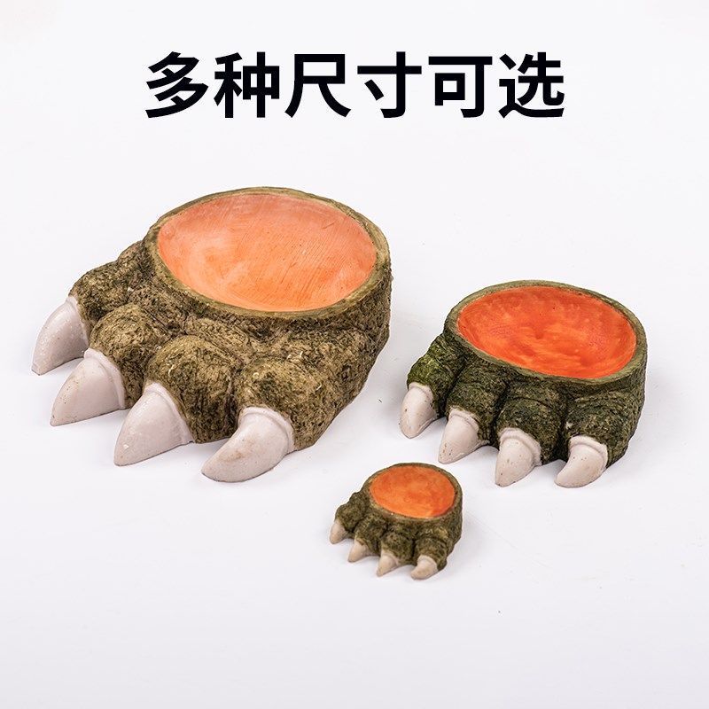 爬宠食盆守宫蜘蛛睫角寄居蟹角蛙水盆爬虫饲养箱创意造景泡澡盆,淘宝优惠券,粉丝福利购,淘宝优惠卷