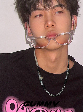 ins风脖子配饰潮流痞帅小众设计