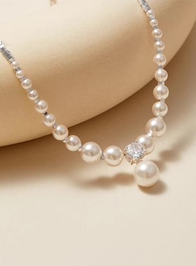 轻奢小众珍珠款项链女款