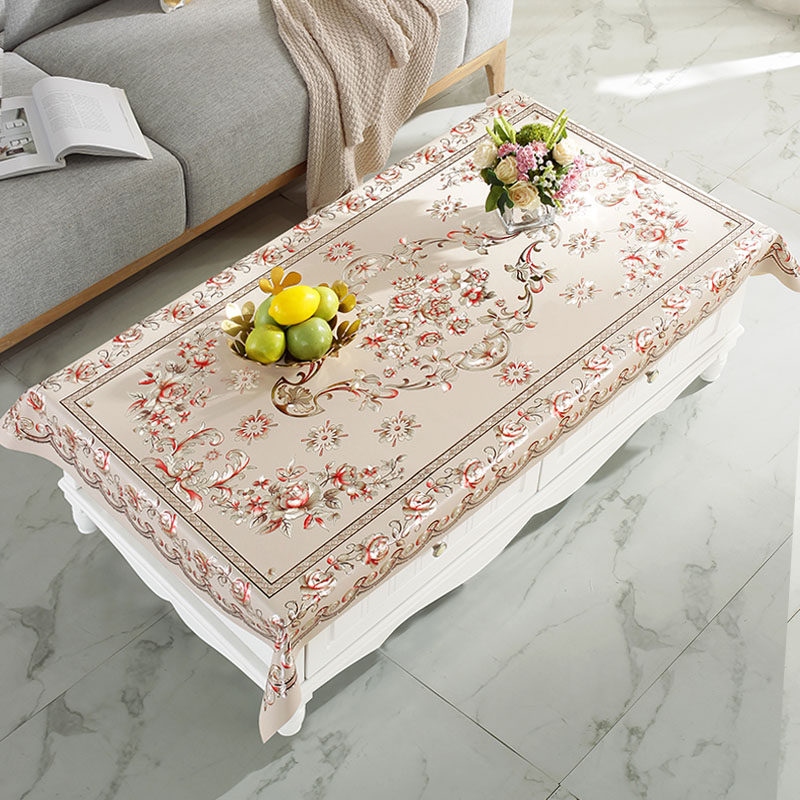 茶几桌布防水防油防烫免洗客厅PVC塑料台布餐桌布茶几桌垫高级感,淘宝优惠券,粉丝福利购,淘宝优惠卷