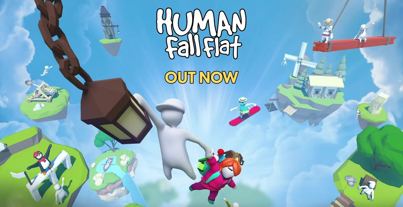 现货全新switch闯关游戏 人类 一败涂地 任天堂NS正版卡带 Human Fall Flat 中文正版 更新后支持双人 - 图3