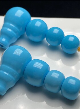 湖北原云盖高瓷蓝绿色松石