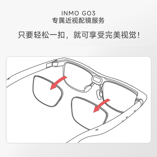 【INMO GO3近视配镜】下单前请咨询 高端近视镜片专属定制  默认下单不配镜 【不支持7天无理由退货】 - 图1