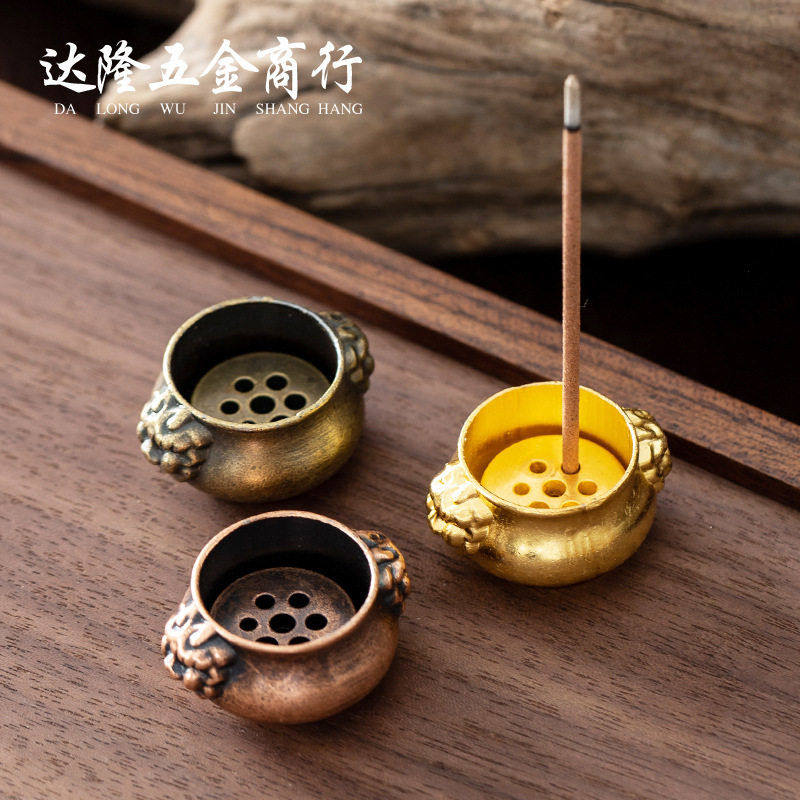 便携式香座 香炉拇指尖狮耳炉 居沉香檀香座香插香立线香炉熏香托,淘宝优惠券,粉丝福利购,淘宝优惠卷