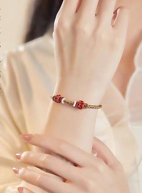 端午手工编织五彩转运绳敦煌配色半成品编织礼品本命年装饰绳