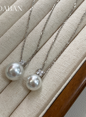 西大班澳白s925银经典珍珠项链