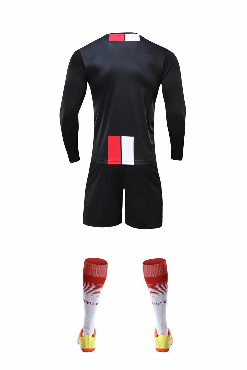 足球服套装定制儿童男女透气速干长袖足球衣中小学生训练比赛队服